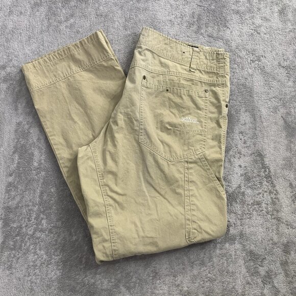 Kuhl Revolvr Pants Men's 36x32” Outdoor Hiking Gorpcore Beige Straight Leg *FLAW - Picture 1 of 16